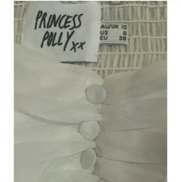 Princess Polly White Sheer Long-Sleeve Ruched Bodysuit - Picture 2 of 6